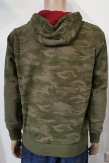 Royal Enfield Men's Sweathoodie/Kapuzensweater Olive Camo